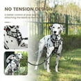 thumbnail image 5 of FURRYFECTION Dog Harness and Leash Set for Medium Dogs, Breathable Padded Pet Harness with No Pull Heavy Duty Nylon Leash, Reflective Dog Vest for Outdoor Walking,Black M, 5 of 7