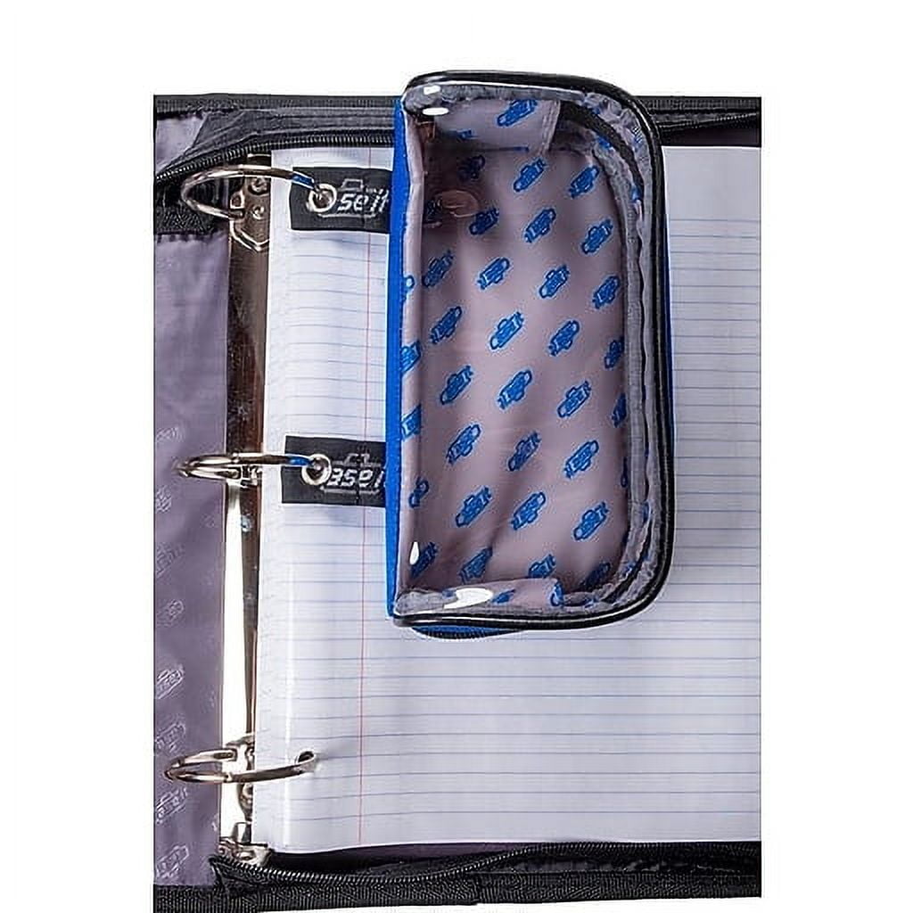 Case-it PLP-150-CLR-ME Monster Eye Clear Window Zipper Pencil Case with Grommets, 2 x 4 x 8.3 Inches, Pink