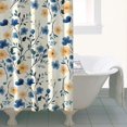 thumbnail image 4 of Pioneer Flower Floral Print Pattern Shower Curtain 36"x72" ,Bathroom Decorative Shower Curtains Set with 12 Hooks,Modern Waterproof Washable Shower Curtain, 4 of 6