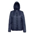 thumbnail image 1 of 2786 - Chaqueta con capucha acolchada modelo Honeycomb para mujer (Acero) 2786 UTRW5019_steel, 1 of 1