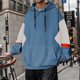thumbnail image 4 of Gibobby Sudadera para Hombre Sudadera DE Bloques con Capucha Colores Stretch Hombre Hoodie Sudaderas con Capucha para Hombre(Azul,M), 4 of 5
