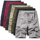 thumbnail image 3 of Pantalones cortos holgados e informales para hombre, de talla europea, con múltiples bolsillos y cinco puntos, de corte mediano, 3 of 4