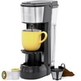 thumbnail image 1 of Chefman InstaCoffee Max+ Single Serve Coffee Maker w/ 40oz Reservoir, Cup Lift, Reusable Filter - Black, New, 1 of 8