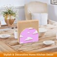 thumbnail image 5 of Napkin Holder Pink Clouds Thick U Shape Acrylic Non Slip Space Saving for Kitchen, 5 of 9
