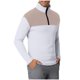 thumbnail image 5 of pstuiky camisetas de manga larga para hombre, Top deportivo de manga larga con cuello alto y media cremallera para hombre, con bloques de color Tops de talla grande para hombre xxxl, 5 of 7