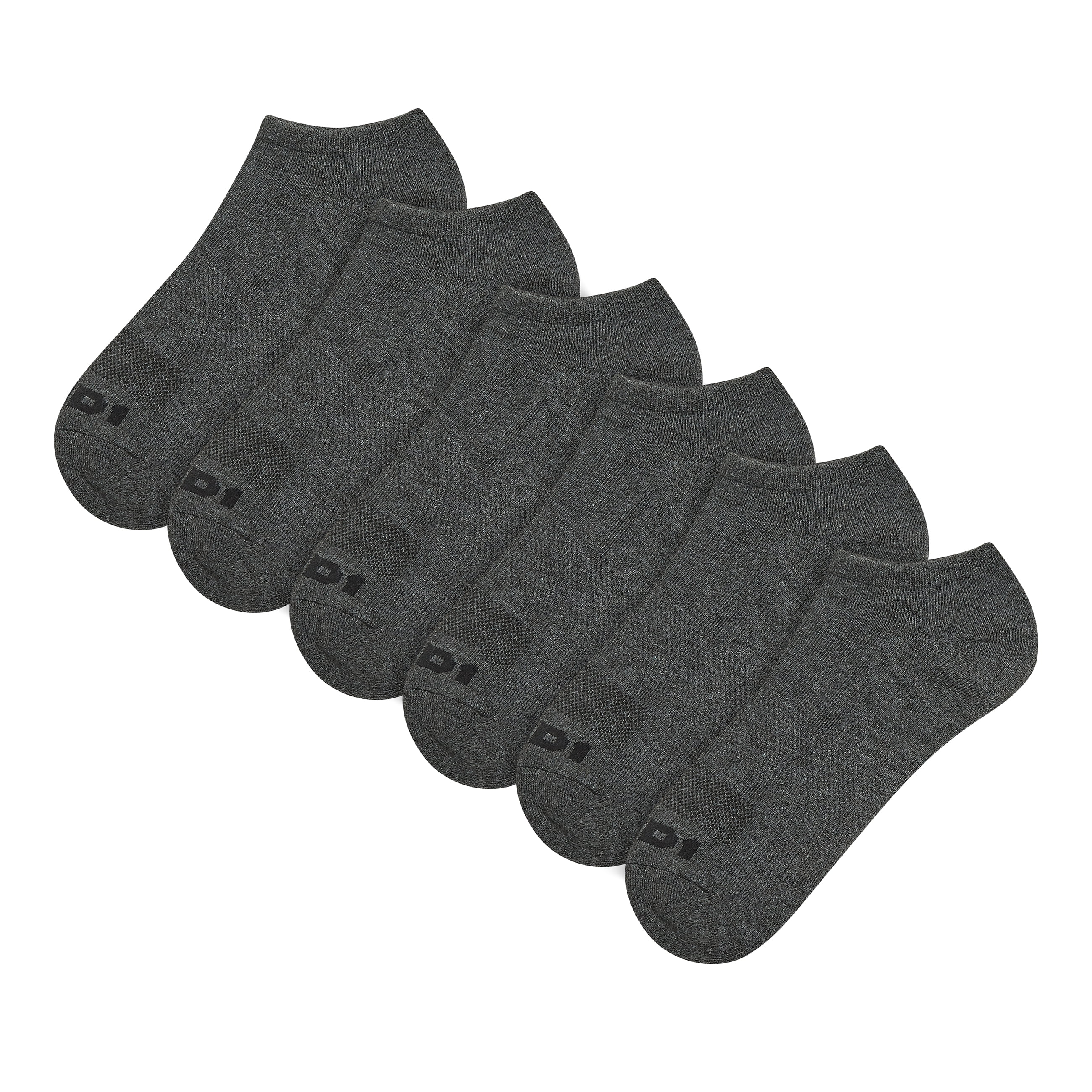 AND1 Men's Socks, Performance Cushion Low Cut Socks, 6-Pack