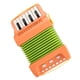 thumbnail image 5 of Acordeón de piano bajo de 10 teclas y 8 instrumentos musicales, desarrollo de la primera infancia, ligero para regalo de cumpleaños para niños Naranja, 5 of 8