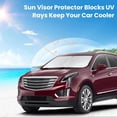 thumbnail image 5 of MOTOMATE Custom Fit Windshield Sun Shade for Cadillac XT5 2017-2024, Foldable Sun Visor Protector Blocks UV Rays & Heat, 5 of 9