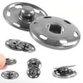 thumbnail image 2 of 50 Sets Sew-on Snap Buttons Metal Snaps Fasteners Press Studs Buttons for Sewing,  3/4" 19mm(Gun Black), 2 of 9