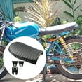 thumbnail image 6 of ZNNT Motorcycle Seat Anti-Slip Comfortable Seating Faux Leather Retro Motorcycle Cafe Racer Seat with Mounting Brackets for Honda CG125, 6 of 7