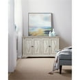 thumbnail image 4 of Bowery Hill Four Door Wood Console Table in Distressed White, 4 of 4