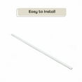 Achim Fantasia White Curtain Rod Extender, 24"
