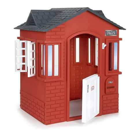 Little Tikes Cape Cottage Playhouse with Working Doors, Windows, and Shutters - Red