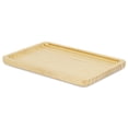 thumbnail image 2 of Kishen Ridge Rectangular Natural Wood Glossy Tray with Smooth Corners, 2 of 4
