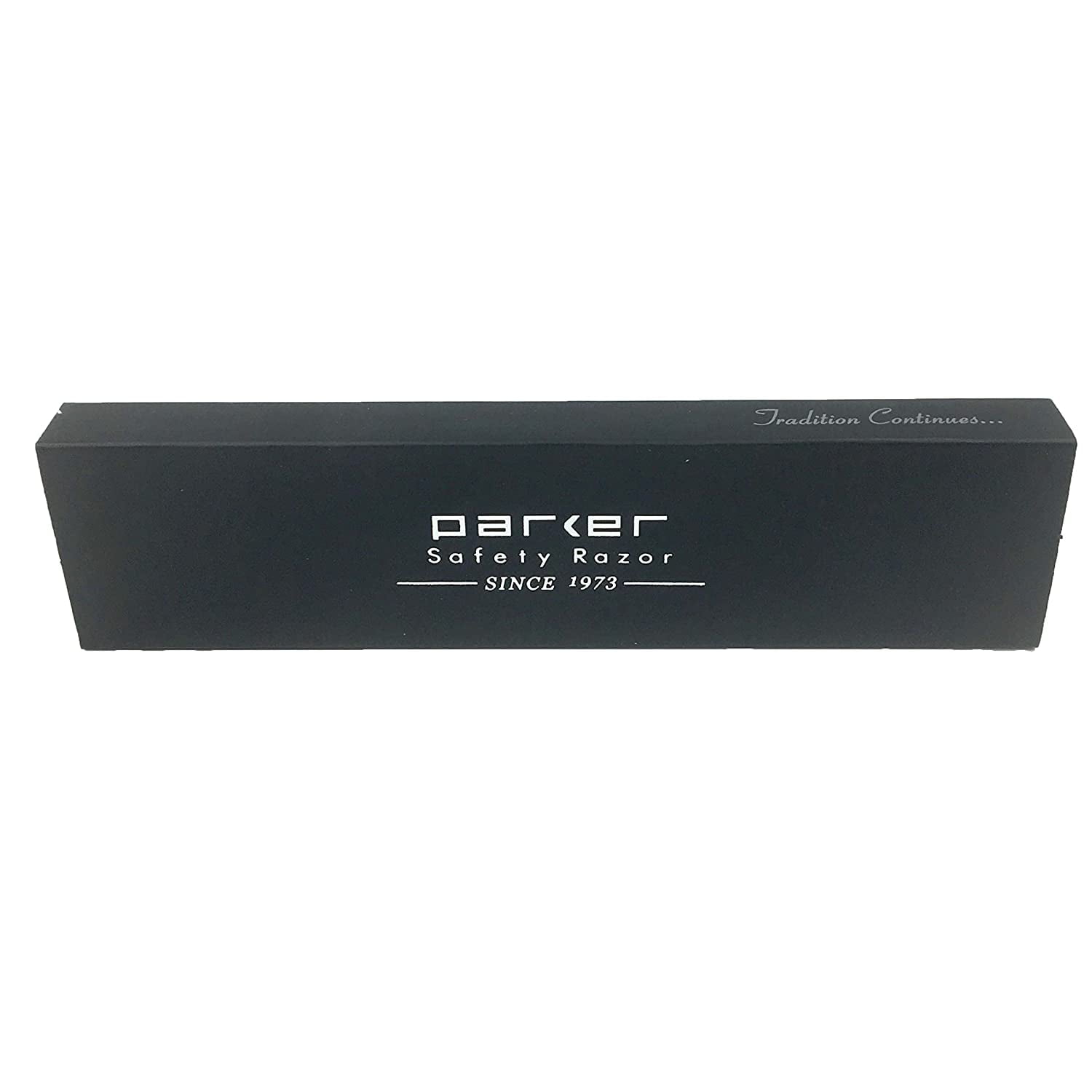 Parker Menâ€™s SR1 Stainless Steel Straight Edge Razor with 5 Parker Platinum Blades