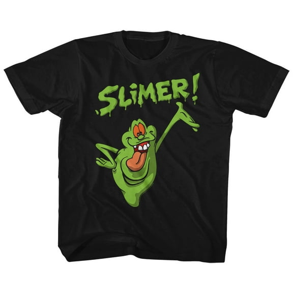 Real Ghostbusters Slimer! Black Children's T-Shirt