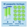 thumbnail image 2 of Discos Activos Gel Limpiador Continuo para Sanitarios Pato Lima Fresca 2 Repuestos de 72 ml, 2 of 4