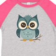 thumbnail image 4 of Inktastic Blue Owl on Tree Branch Boys or Girls Toddler T-Shirt, 4 of 5