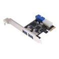 thumbnail image 2 of fastboy PCI-E to USB 3.0 Expansion Card 5Gbps Hub Home Computer Adapter Converter Mainboard Supplies Replacement for Windows XP 32/64, 2 of 5
