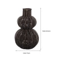 thumbnail image 2 of NUOLUX Jarrón Negro Tejido De Único Para Y Arreglo Floral Artificial, 2 of 6