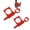 Red, variant on 2-Pack Universal Faucet Handle Lock, 9-Level Adjustable Length Water Spigot Lock, Child & Pet Safety Restraint for Outdoor Kitchen & Bathroom Faucets