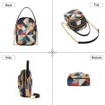 thumbnail image 3 of FORMRS Crossbody Bag for Women Quilted Travel Shoulder Cell Phone Purse with Chain Strap Handbag, Geometric Pattern, 3 of 7