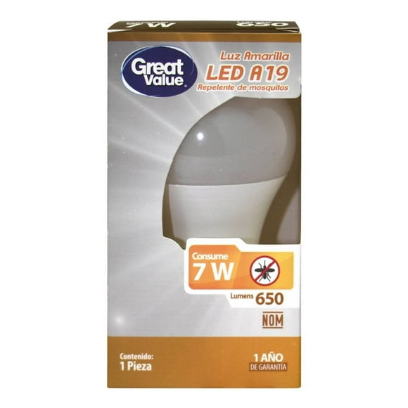 Foco LED Great Value Repelente de Mosquitos 410589