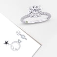thumbnail image 6 of Created Forever Women's 2 1/6 CT Lab Created Diamond 14K White Gold Bridal Ring (G-H, VS1-VS2), 6 of 10