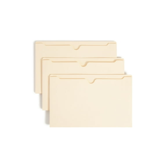 Smead® Manila File Jackets, Reinforced Tab, 2" Expansion, Legal Size, Box Of 50