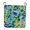 thumbnail image 2 of Blazing Needles 16-inch Outdoor Cushion, Lesandra Sunblue, 2 of 2