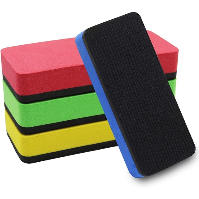 EcoNesxp Whiteboard eraser dry erase board eraser mixed pack magnetic whiteboard eraser pack of 4 magnetic dry erase board eraser