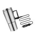 thumbnail image 1 of Stainless Steel Car Electric Kettle Electric Coffee Heating Cup 300ml Silver 12V, 1 of 9
