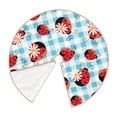 thumbnail image 3 of Kll Flowers And Lady Bugs Christmas Tree Skirt 48",Party Decorations Farmhouse For Christmas Decorations Holiday Party, 3 of 8