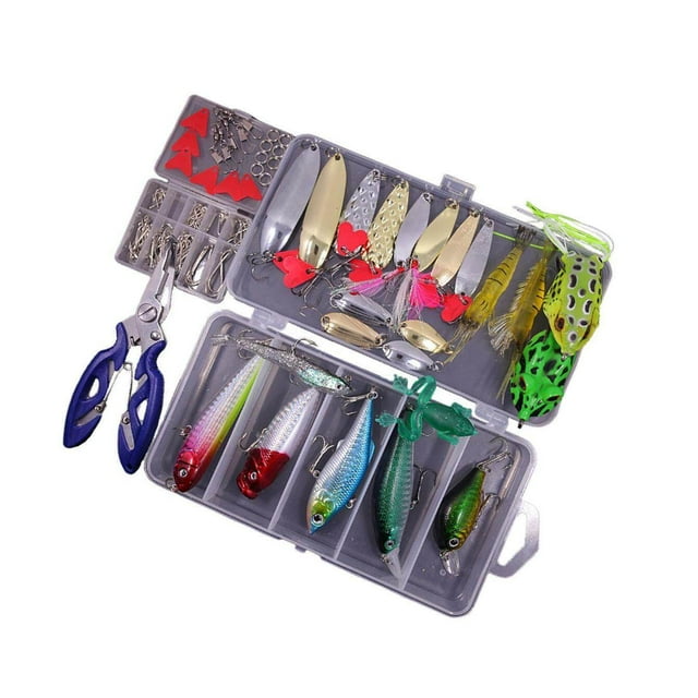 Leurres de Pêche Kit Eau Douce Eau Salée vers Crankbait Matériel 94 Pcs