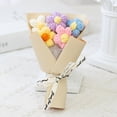 thumbnail image 2 of Valentine's Day Flower Bouquet Plush Toy "Love For You" Design Cute Gift,Yellow, 2 of 3
