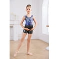 thumbnail image 2 of Aridak Leotards for Girls Gymnastics Sparkly Kids Dance Unitard Biketards with Shorts 4-11Years, 2 of 8