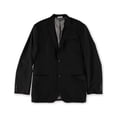 thumbnail image 2 of Perry Ellis Mens Textured Two Button Blazer Jacket, Black, 42 Regular, 2 of 2
