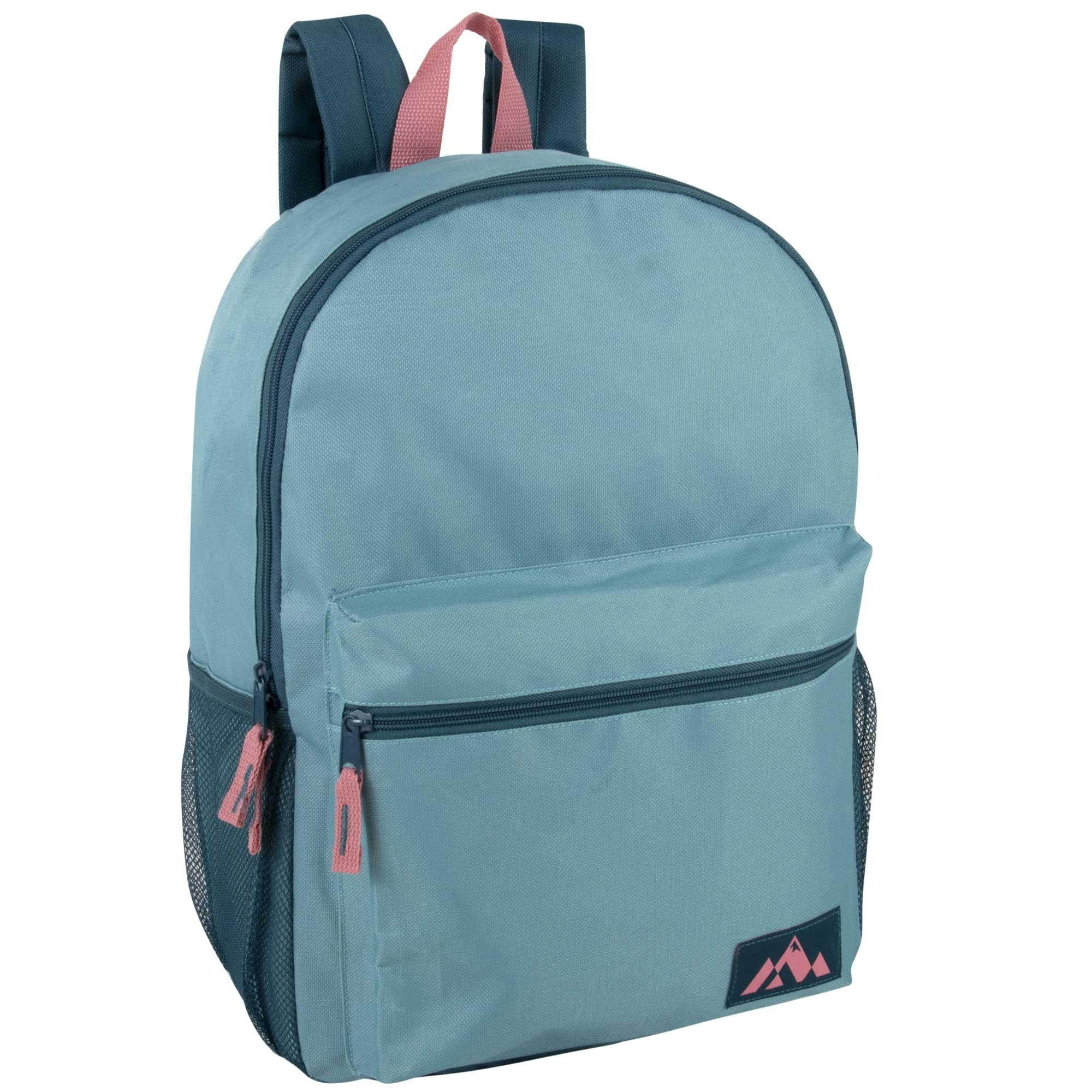 24 pack Solid Colored Backpacks for Stationary, Travel, Commuting, Gym in Pastel Colors Pack