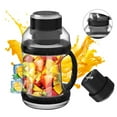 thumbnail image 1 of 2L Portable Smoothie Blender with 6 Blades, 18000RPM USB Rechargeable Double Bottle Lids Juice Blender Large Capacity Shakes Machine for Kitchen Home Gym, 1 of 6