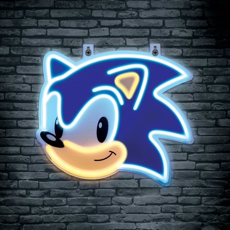 Sega Classic Sonic The Hedgehog Neon Wall Light - Walmart.com