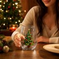 thumbnail image 6 of Cute Christmas Collection Commemorative Glass Cup Large Capacity 2D Printed Glass For Daily Drink Holiday Table Decor Gift, 6 of 7