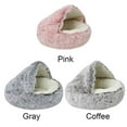 thumbnail image 3 of Cozy Pet Beds For Dogs And Cats, Hooded Burrowing Cave Tent Bed For Pets,100% New, 3 of 5