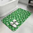 thumbnail image 2 of Front Door Mat 19.7"x31.5", Green Flowers Non Slip Backing & Low Profile Doormats, Absorbent Muddy Dirt Trapper Door Mats for Front Back Door Entryway Nature Farmhouse Botanical Wild Floral, 2 of 9