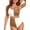 AA White Brown, variant on Eytino Women's Bikini Sets Bikinis for Women Two Piece Swimsuits Scrunch Square Neck High Waisted Bathing Suits Color Block Bikini Swimsuits Beach Swimwear Blue Color Block S