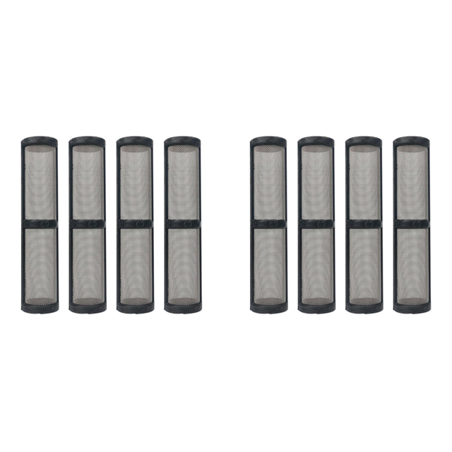 8 Pieces of Airless Coating Machine Accessories are Suitable for G 390/395/490/495 Filter Pump Body Filter Screen,8 x Spraying machine filter screen,Black