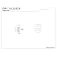 thumbnail image 2 of Kingston Brass EVF1117 Fauceture 1.19 in. Sink Overflow Hole Cover Ring, Brushed Brass, 2 of 2
