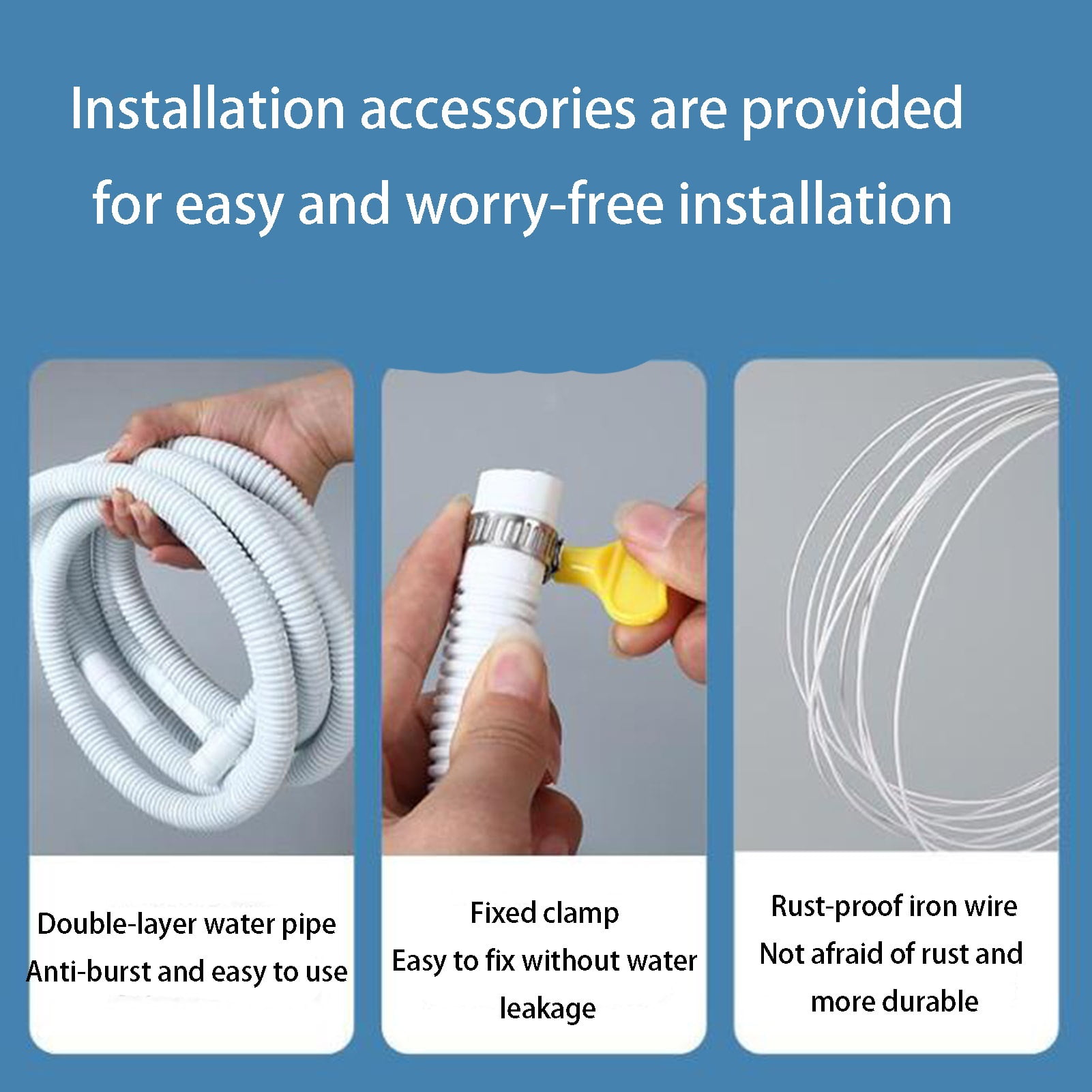 Air Conditioner Water Drip Tray, Stainless Steel Condensate Drain Tray ,for Split Air Conditioning Heat Pump Systems Indoor and Outdoor Use
