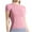 Pink, variant on Timegard Workout Tops for Women Short Sleeve Athletic Shirts Yoga Gym Crewneck Quick Dry Tshirts Top