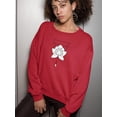 thumbnail image 2 of Lotus Flower  Mandala Sweatshirt Women -Image by Shutterstock, Female Small, 2 of 4