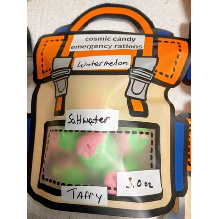 Freeze Dried Saltwater Taffy Watermelon Melts in Your Mouth